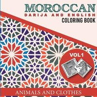 bokomslag Moroccan Darija and English Coloring Book
