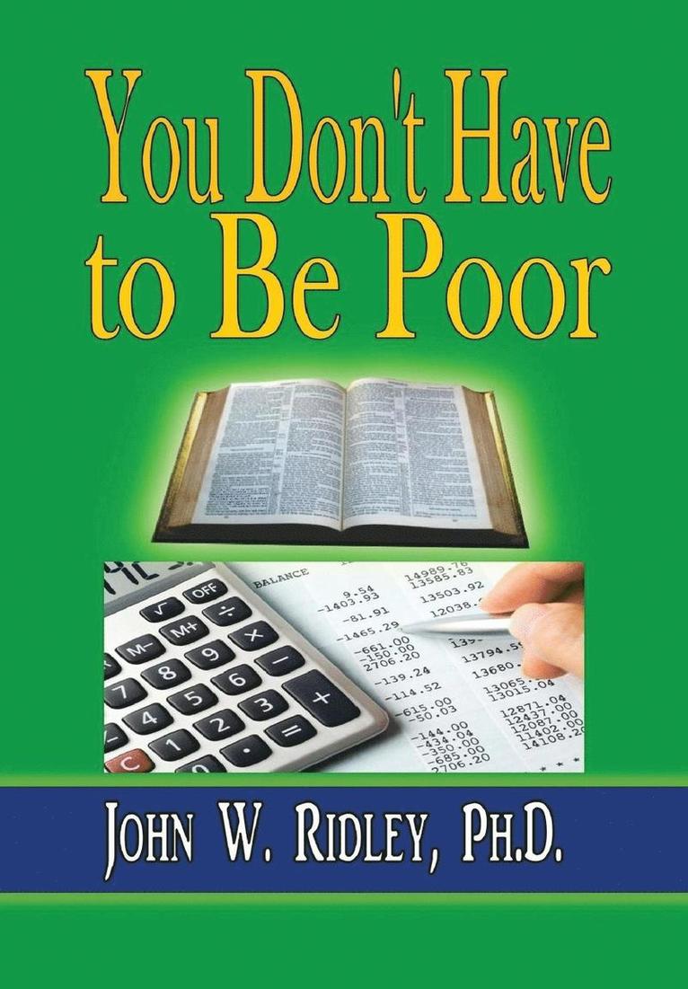 You Don't Have to Be Poor 1