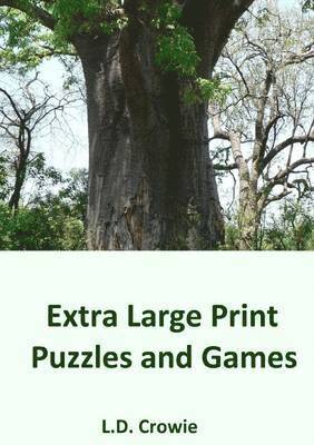 Extra Large Print Puzzles and Games