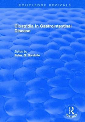 Clostridia In Gastrointestinal Disease 1