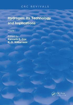 R I Cox, R. I. Cox - Hydrogen: Its Technology and Implication, Inbunden