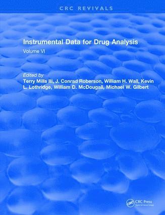 bokomslag Instrumental Data for Drug Analysis