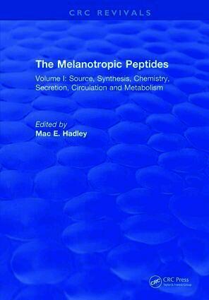 M.E. Hadley, M. E. Hadley - Melanotropic Peptides, Inbunden