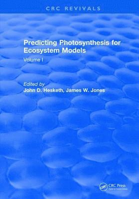 Predicting Photosynthesis For Ecosystem Models 1