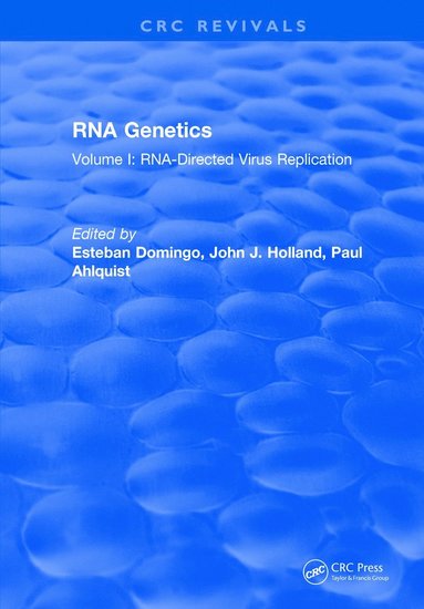 Esteban Domingo - RNA Genetics, Inbunden