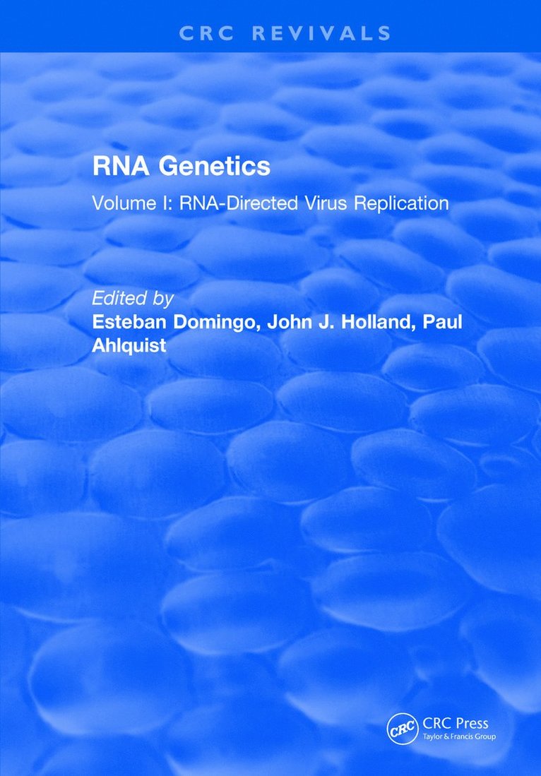 Esteban Domingo - RNA Genetics, Inbunden
