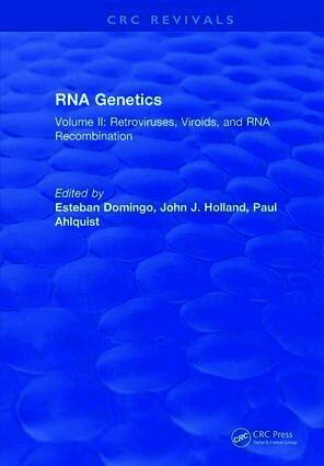 Esteban Domingo - RNA Genetics, Inbunden