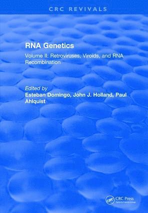 Esteban Domingo - RNA Genetics, Inbunden