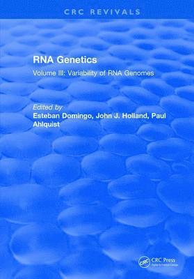 bokomslag RNA Genetics