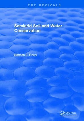 Finkel - Semiarid Soil and Water Conservation, Inbunden