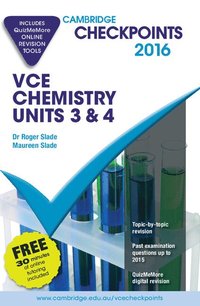 bokomslag Cambridge Checkpoints VCE Chemistry Units 3 and 4 2016 and Quiz Me More