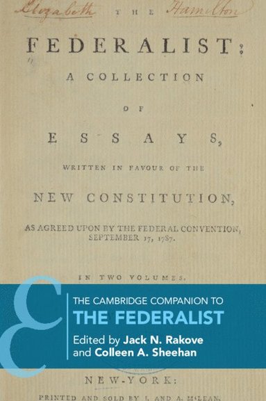 bokomslag The Cambridge Companion to The Federalist