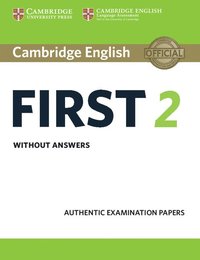 bokomslag Cambridge English First 2 Student's Book without answers