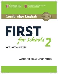bokomslag Cambridge English First for Schools 2 Student's Book without answers