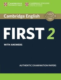 bokomslag Cambridge English First 2 Student's Book with answers