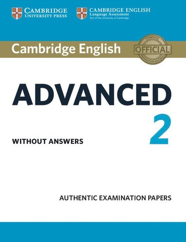 bokomslag Cambridge English Advanced 2 Student's Book without answers