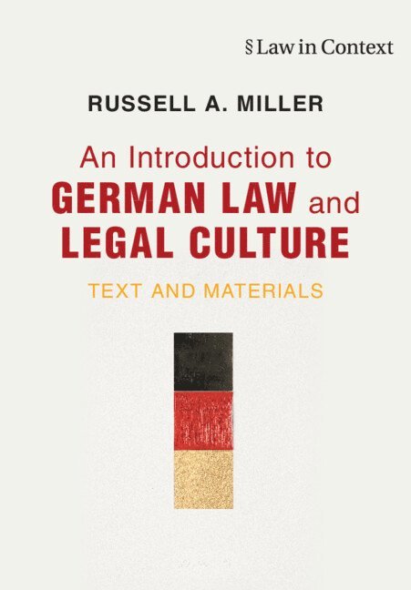 Introduction to German Law and Legal Culture 1