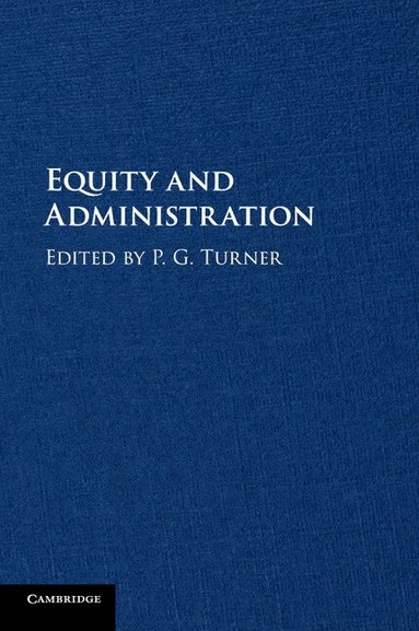 P. G. Turner - Equity and Administration, Häftad
