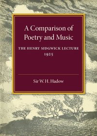 bokomslag A Comparison of Poetry and Music