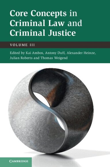 Kai Ambos, Antony Duff, Alexander Heinze, Julian Roberts, Thomas Weigend - Core Concepts in Criminal Law and Criminal Justice: Volume 3, Inbunden