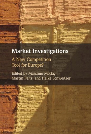 Massimo Motta, Martin Peitz, Heike Schweitzer - Market Investigations, Inbunden