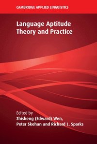 bokomslag Language Aptitude Theory and Practice