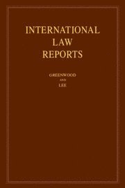 bokomslag International Law Reports: Volume 194