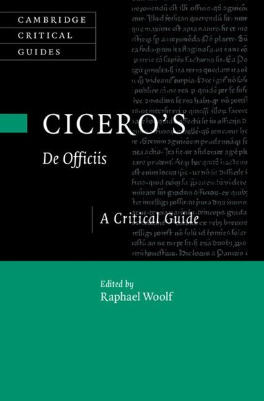 Raphael Woolf - Cicero's 'De Officiis', Inbunden