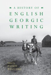 bokomslag History of English Georgic Writing