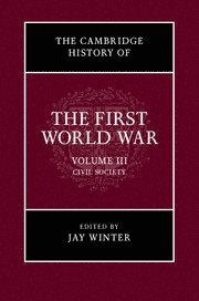 bokomslag Cambridge History of the First World War: Volume 3, Civil Society
