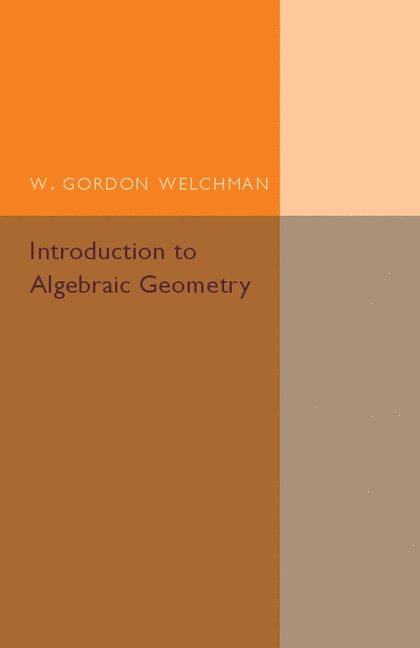 Introduction to Algebraic Geometry 1