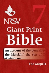 bokomslag NRSV Giant Print Bible: Volume 7, Gospels