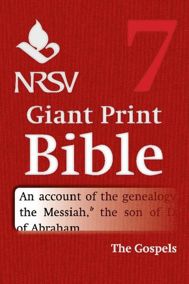 bokomslag NRSV Giant Print Bible: Volume 7, Gospels