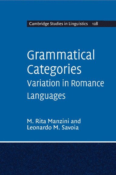 bokomslag Grammatical Categories