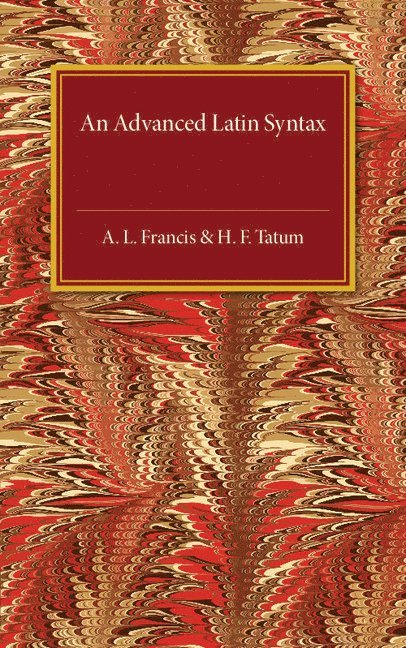 An Advanced Latin Syntax 1