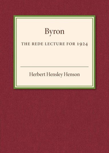 bokomslag Byron