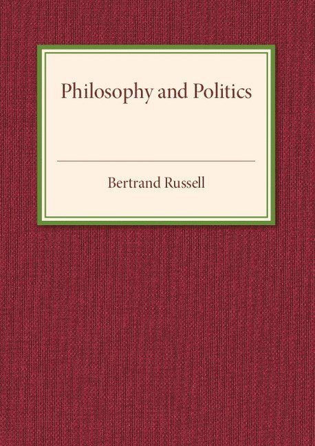 Philosophy and Politics 1