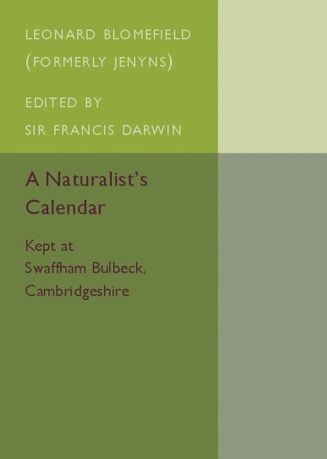 Leonard Blomefield, Sir Francis Darwin, Francis Darwin - A Naturalist's Calendar, Häftad