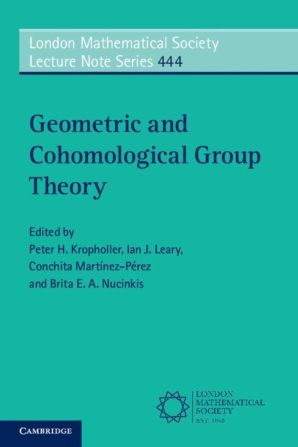 Geometric and Cohomological Group Theory 1