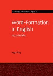 bokomslag Word-Formation in English