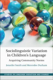 bokomslag Sociolinguistic Variation in Children's Language