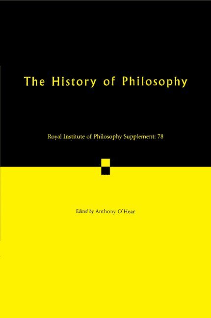 History of Philosophy