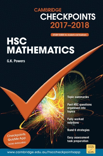 Cambridge Checkpoints HSC Mathematics 2017-19 1