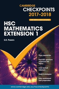 bokomslag Cambridge Checkpoints HSC Mathematics Extension 1 2017-19