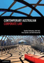 Stephen Bottomley, Kath Hall, Peta Spender, Beth Nosworthy - Contemporary Australian Corporate Law, Häftad