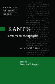 bokomslag Kant's Lectures on Metaphysics