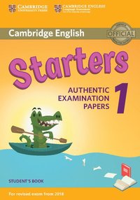 bokomslag Cambridge English  Starters 1 for Revised Exam from 2018 Student's Book