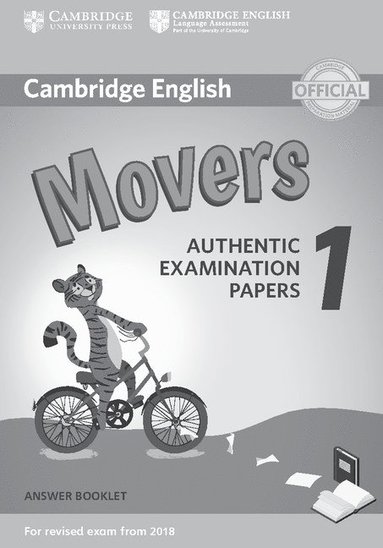 bokomslag Cambridge English Movers 1 for Revised Exam from 2018 Answer Booklet