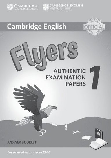 bokomslag Cambridge English Flyers 1 for Revised Exam from 2018 Answer Booklet