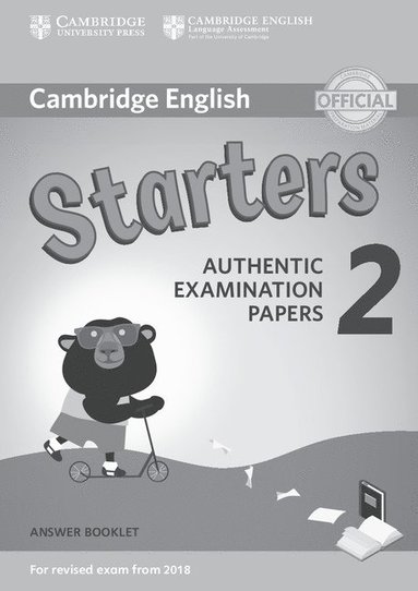 bokomslag Cambridge English Young Learners 2 for Revised Exam from 2018 Starters Answer Booklet